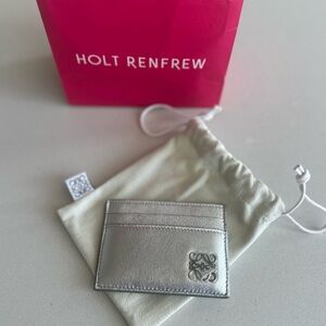 LOEWE Authentic Anagram Puffer Cardholder in Nappa Calfskin Leather